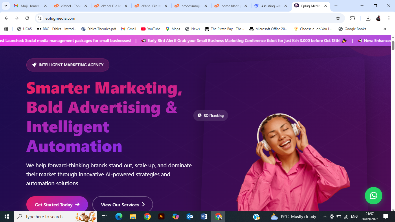 eplug media Website