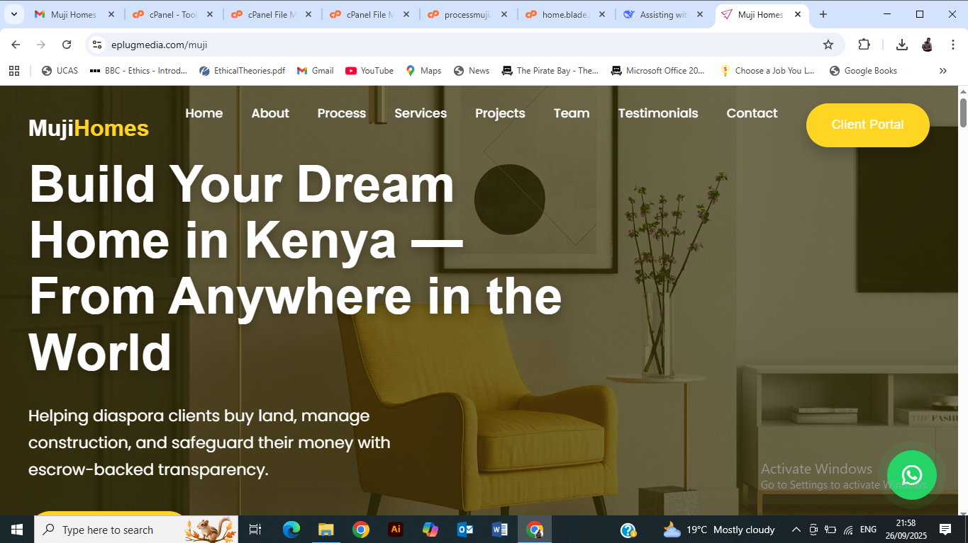 Muji Homes Diaspora Building Platform